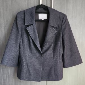 Classiques Entier Black Blazer with Modern Sleeves